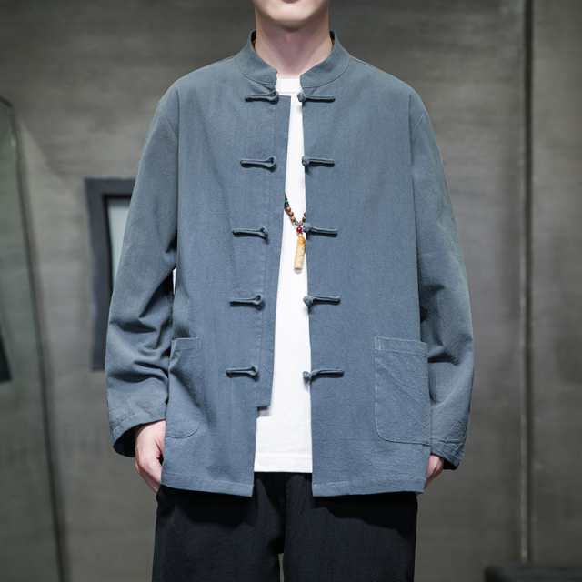 チャイナ服 メンズ 男性用 ジャケット 中華服 中国服 ミリタリー