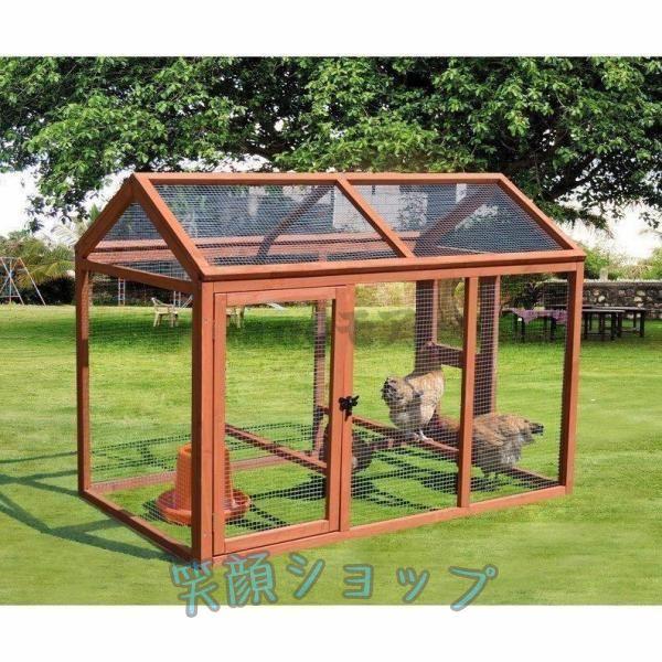 未使用大型 犬屋 猫 ペット ウサギ ニワトリ屋 アヒル 鳥かご