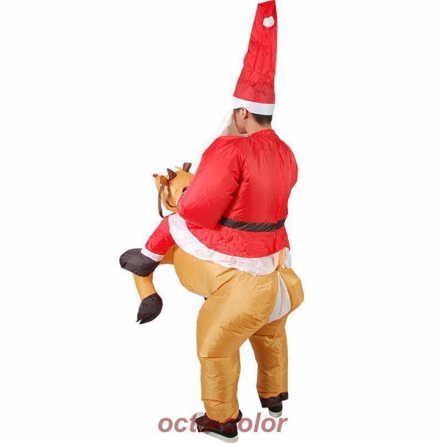 サンタ コスプレ メンズ サンタクロース 衣装 おもしろ コスチューム仮装 クリスマス/誕生日/忘年会/新年会/学園祭/パーティー/イベントの通販は