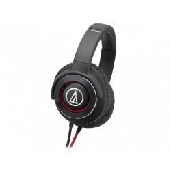 オーディオテクニカ SOLID BASS ATH-WS770 BRD [ブラックレッド](中古品)