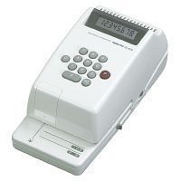 コクヨ 電子チェックライター 印字桁数 8桁 IS-E20(中古品)の通販は 6,452円