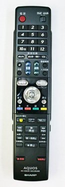 シャープ DVD DV-ACV52用リモコン送信機 0046380185(中古品)