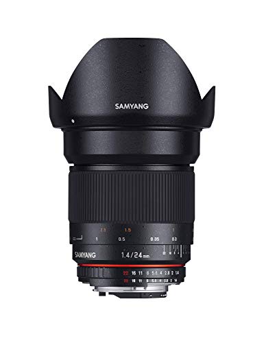 SAMYANG 単焦点広角レンズ 24mm F1.4 ソニー αA用 フルサイズ対応(中古品)