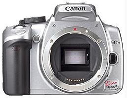 Canon EOS KISS デジタル N シルバー ボディ 0128B001(中古品)の通販は