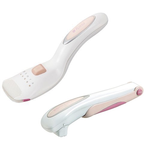 ラヴィア Vライントリマー フローラ ホワイト + ラヴィアＳラインシェーバ (未使用の新古品)