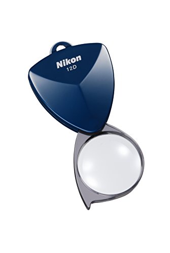 Nikon 携帯型拡大鏡 ニューポケットタイプルーペ12D(3倍) ミッドナイトブル(未使用の新古品)