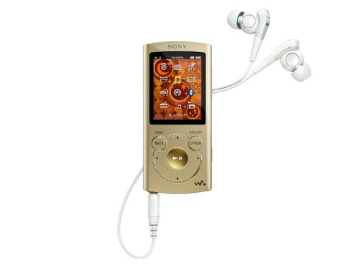 SONY ウォークマン Sシリーズ [メモリータイプ] 8GB ゴールド NW-S764/N(中古品)