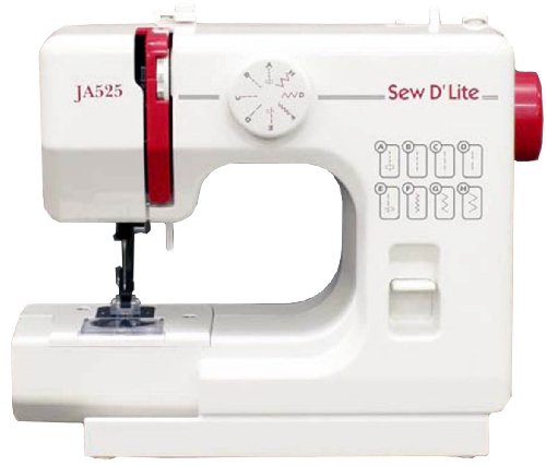 JANOME コンパクト電動ミシン 【sew D`Lite】 JA525(中古品)