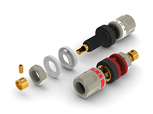 aeco Binding Post ABI-0611G, 2pcs/1set, Gold Plating, Vacuum bag(未使用の新古品)