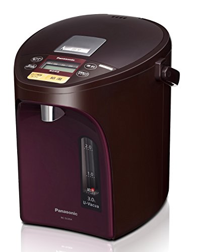 パナソニック マイコン沸騰ジャーポット 3.0L ブラウン NC-SU304-T(中古品)