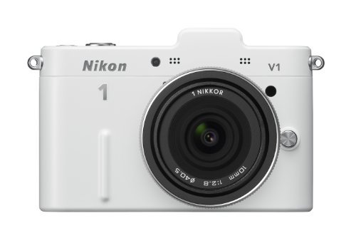 Nikon ミラーレス一眼カメラ Nikon 1 (ニコンワン) V1 (ブイワン) ダブルズームキット ホワイト N1 V1WZ WH