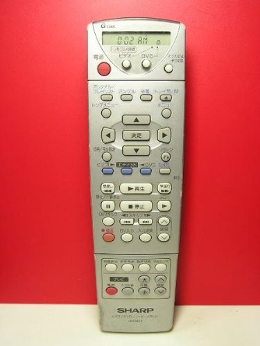 シャープ ビデオ・DVDリモコン GA061SA(中古品)