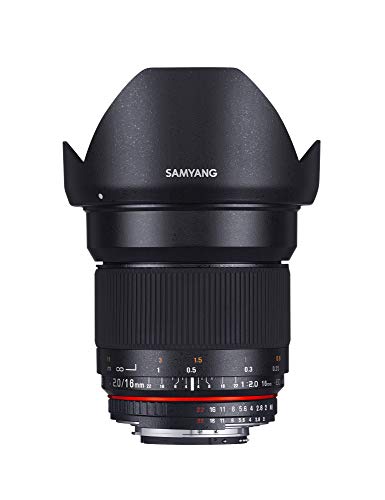 SAMYANG 単焦点広角レンズ 16mm F2.0 キヤノン EF用 APS-C用(中古品)