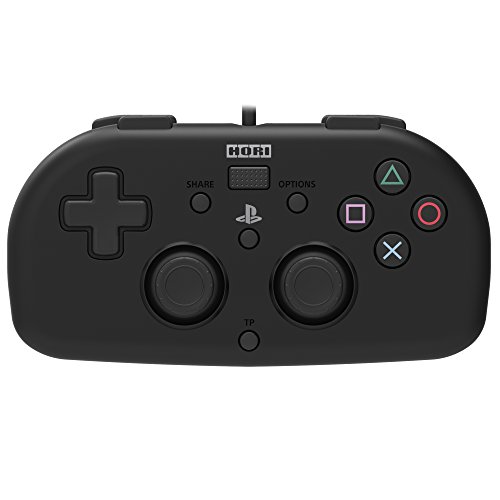 【SONYライセンス商品】ワイヤードコントローラーライト for PS4 ブラック (未使用の新古品)