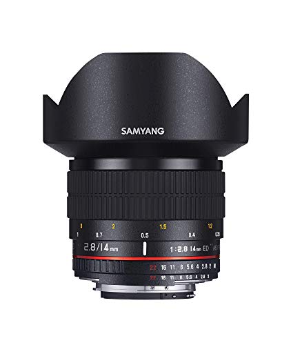 SAMYANG 単焦点広角レンズ 14mm F2.8 キヤノン EF用 フルサイズ対応(中古品)