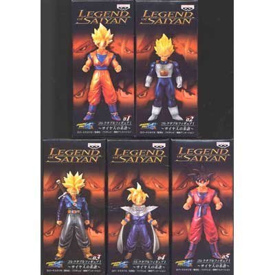 ドラゴンボール改 コレクタブルフィギュア1 〜サイヤ人の系譜〜 全5種セッ (中古品)