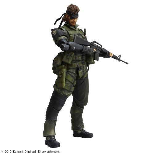 METAL GEAR SOLID PEACE WALKER PLAY ARTS改 Vol.3 スネーク 野戦服バージ (中古品)