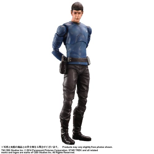 スター・トレック PLAY ARTS改 スポック(PVC塗装済みアクションフィギュア)(中古品)