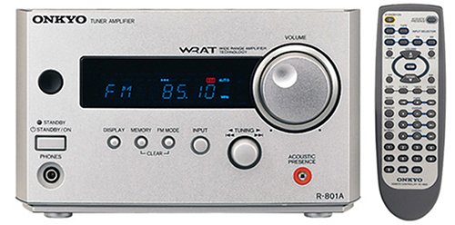 ONKYO INTEC155 FM/AMチューナー 24W+24W シルバー R-801A(S) cm3dmju ONKYO INTEC155 FM/AMチューナー 24W+24W シルバー R-801A(S