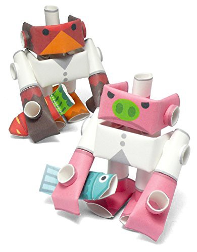 パイプロイド(PIPEROID) ソルト＆ペッパー 2-in-1 紙工作 ロボット