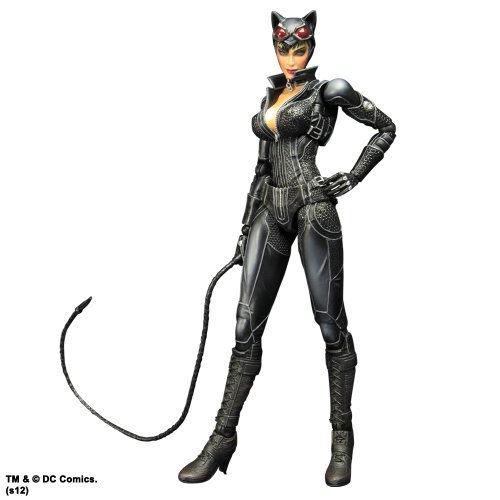 BATMAN: ARKHAM CITY(TM) PLAY ARTS改 キャットウーマン(PVC塗装済みアクシ(中古品)