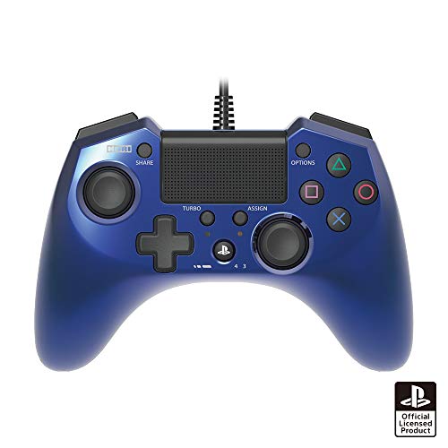 【連射機能搭載】ホリパッドFPSプラス for PS4 ブルー(未使用の新古品)
