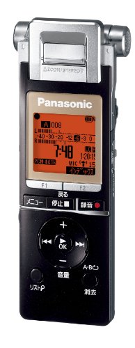 パナソニック ICレコーダー 4GB ブラック RR-XS700-K(中古品)