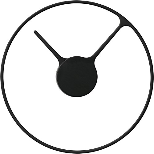 stelton 置き時計・掛け時計 ブラック 30cm 文字盤がなくてシンプル(未使用の新古品)