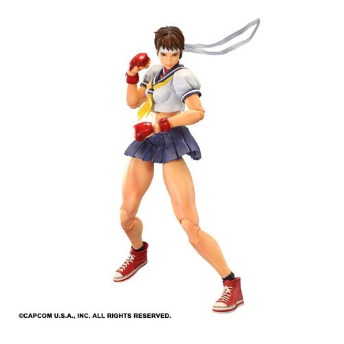 SUPER STREET FIGHTER IV ARCADE EDITION PLAY ARTS改 さくら(PVC塗装済み (中古品)