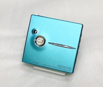 KENWOOD　ケンウッド　DMC-S55-L（ブルー）　ポータブルMDプレーヤー　MDLP(中古品)