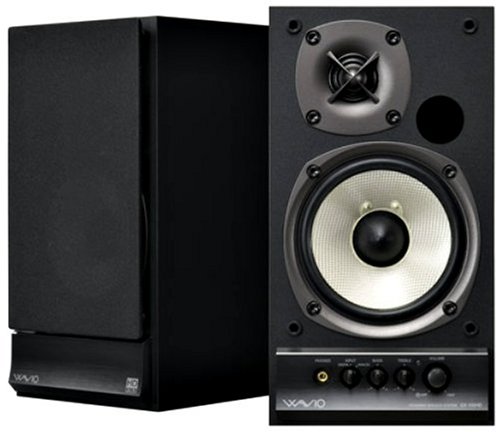 ONKYO GX-100HD パワードスピーカーシステム WAVIO/ハイレゾ対応 ブラック (中古品)