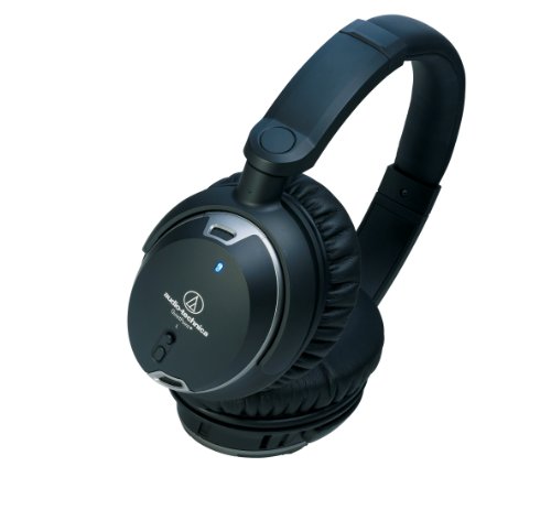 audio-technica QuietPoint 密閉型ヘッドホン ノイズキャンセリング ブラッ(中古品)