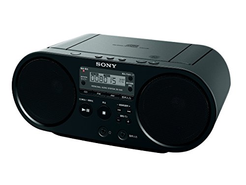 ソニー SONY CDラジオ ZS-S40 : FM/AM/ワイドFM対応 ブラック ZS-S40 B(中古品)