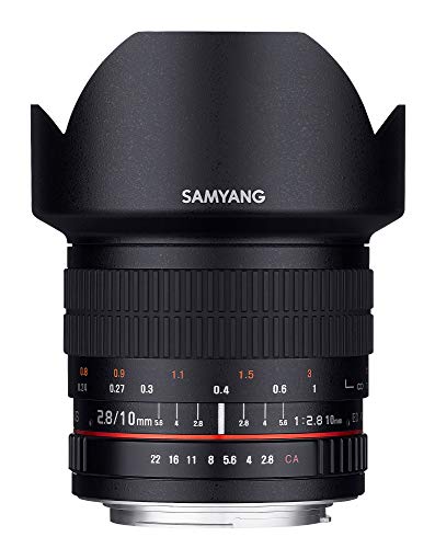 SAMYANG 単焦点広角レンズ 10mm F2.8 ソニー αE用 APS-C用(中古品)