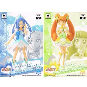 (未使用･未開封品)　バンプレスト ドキドキ！プリキュア DXFフィギュア 〜キュアダイヤモンド＆キュアロゼッタ〜（全２種フルセット） vf3p617 ドキドキプリキュア DXFフィギュア キュアダイヤモンド＆キュア