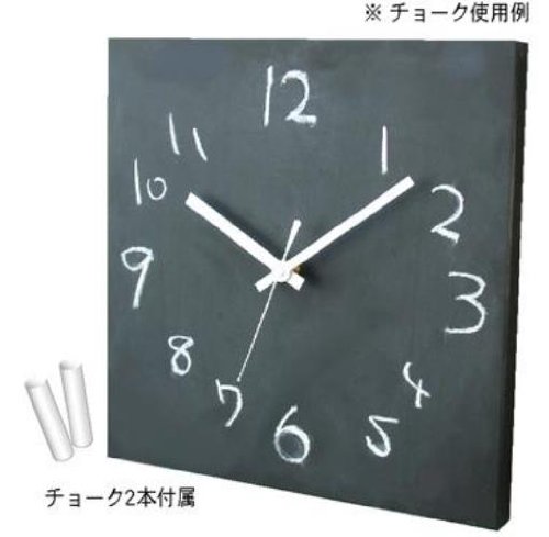 誠時(セイジ) 壁掛時計 Kokuban Clock 黒板クロック アナログ KB-50(中古品)の通販は 6,481円