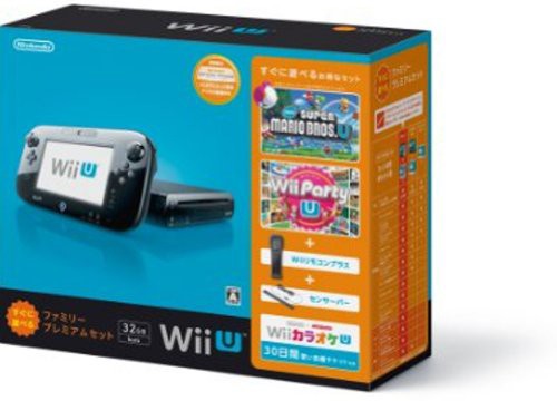 Wii U すぐに遊べるファミリープレミアムセット(クロ) 【メーカー生産終了 (中古品)の通販は