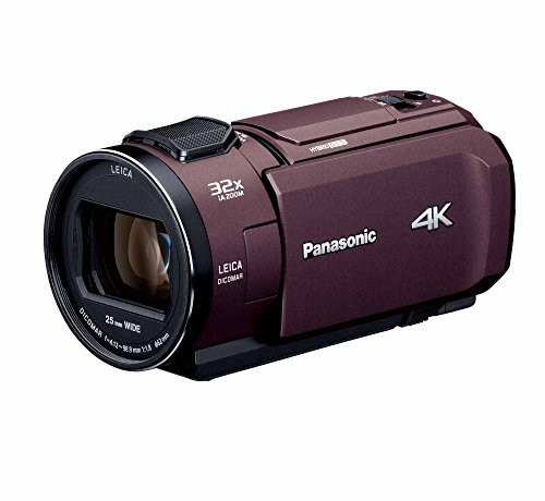 パナソニック 4K ビデオカメラ VX1M 64GB あとから補正 ブラウン HC-VX1M-T(中古品)