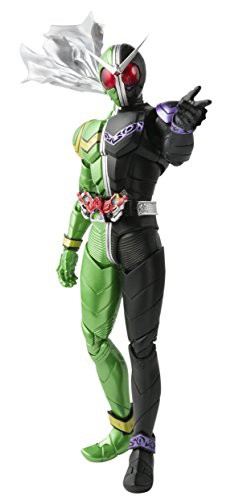 S.H.フィギュアーツ (真骨彫製法) 仮面ライダーW サイクロンジョーカー 約1(中古品)