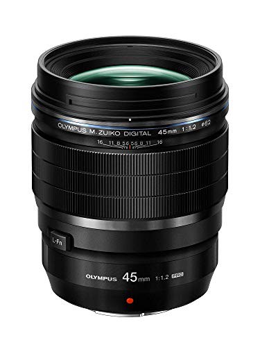 OLYMPUS 単焦点レンズ ED 45mm F1.2 防塵防滴耐低温 マイクロフォーサーズ (中古品)の通販は