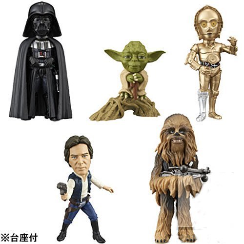 スター・ウォーズ ワールドコレクタブルフィギュア vol.3 全5種セット(中古品)