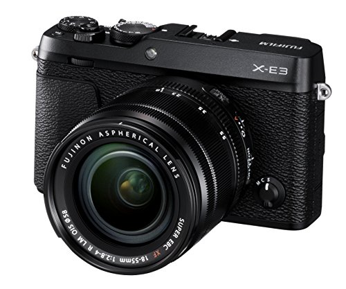 FUJIFILM ミラーレス一眼 X-E3レンズキットブラック X-E3LK-B(中古品)