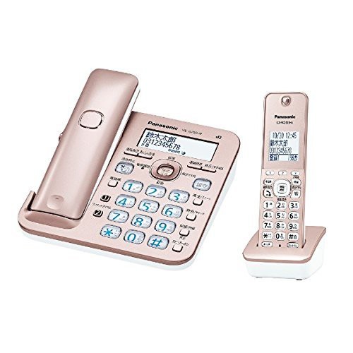 パナソニック 電話機 RU・RU・RU VE-GZ50DL-N [ピンクゴールド](中古品)の通販は