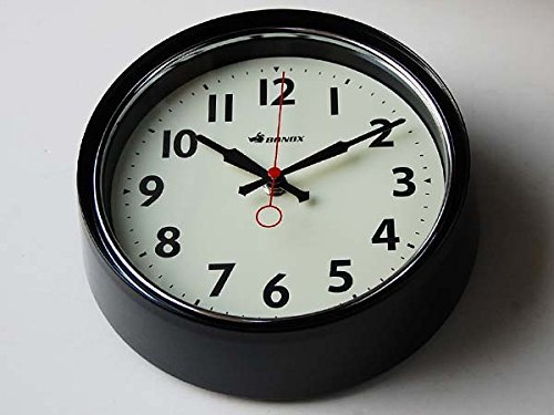 DULTON（ダルトン）　Wall clock S426-207 ブラック　壁掛け時計(中古品)