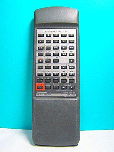 シャープ オーディオリモコン MD-ZV30 RRMCG0087AWSA(中古品)の通販は 5,116円