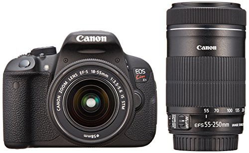 Canon デジタル一眼レフカメラ EOS Kiss X7i ダブルズームキット EF-S18-55(中古品)