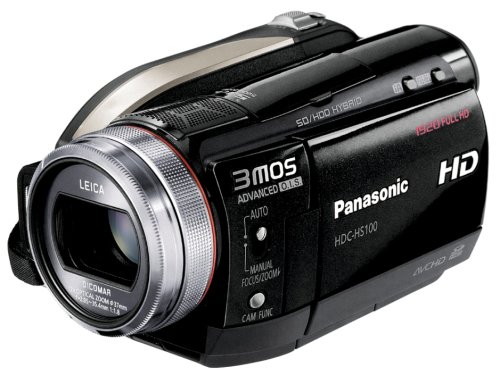 パナソニック デジタルハイビジョンビデオカメラ ブラック HDC-HS100-K(中古品)