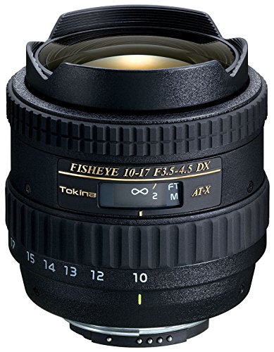 Tokina 魚眼ズームレンズ AT-X 107 DX Fisheye 10-17mm F3.5-4.5 (IF) ニコ(中古品)