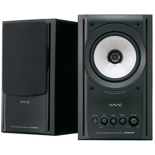 ONKYO GX-77M スピーカー WAVIO/ハイレゾ対応 ブラック GX-77M(B) (中古品)