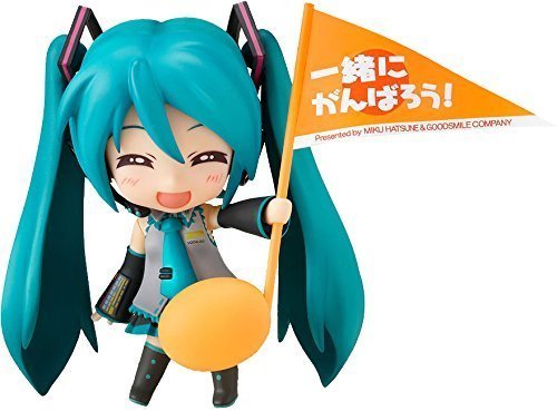 ねんどろいど 初音ミク 応援ver. 約100mm (ノンスケール) ABS &amp; PVC製 塗装(未使用の新古品)